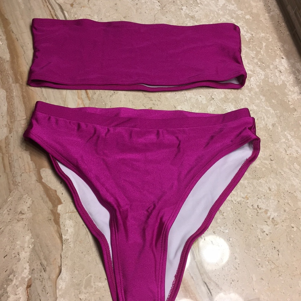 Bandeau bathing suit NWOT